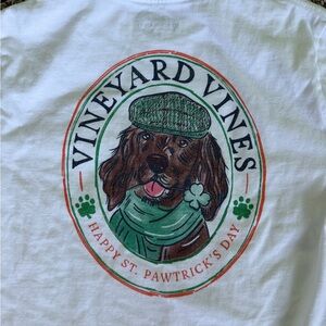 Vineyard Vines Boys Short Sleeve - St. Pawtrick’s Day - Size Medium